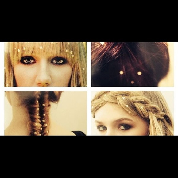 FREE PEOPLE iron-on Hair charms Moon/Stars charmsies - Picture 2 of 5