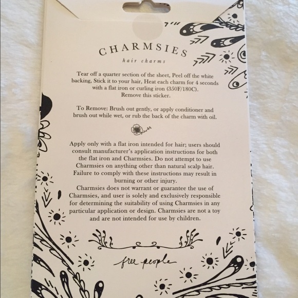 FREE PEOPLE iron-on Hair charms Moon/Stars charmsies - Picture 3 of 5