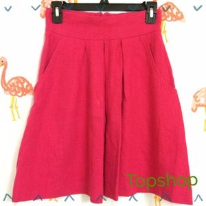 Hot Pink TopShop Skirt w/ pockets 🎀