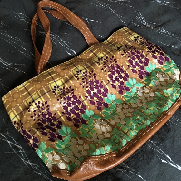 Plenty large embroidered tote bag