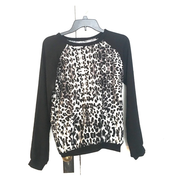 Cheetah print sweater