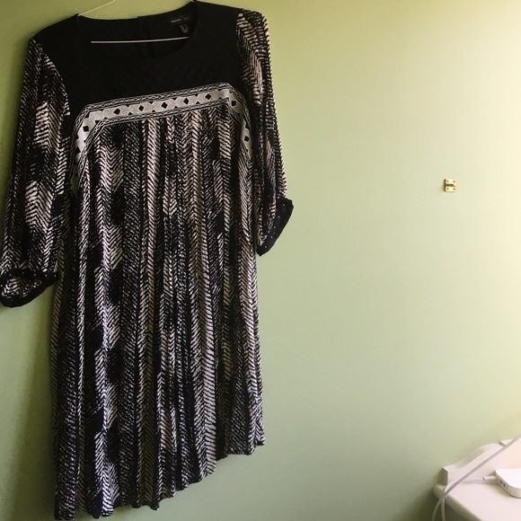 Patterned mini dress