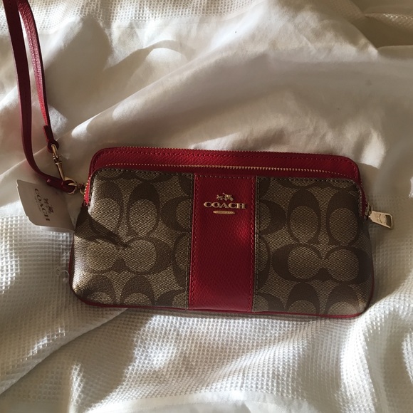 Brand new coach wristlet/wallet