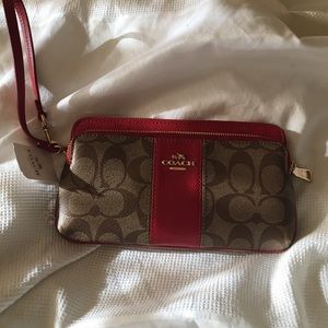Brand new coach wristlet/wallet