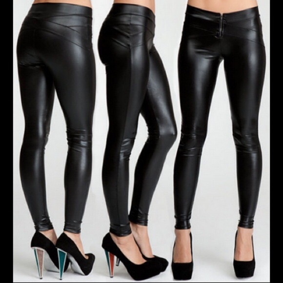 Bebe Faux Leather Leggings S/P