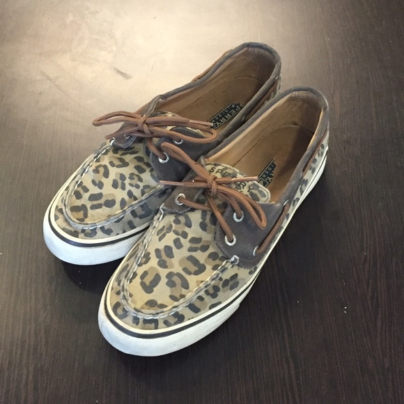Sperry Top-Sider Leopard Print Boat Shoes