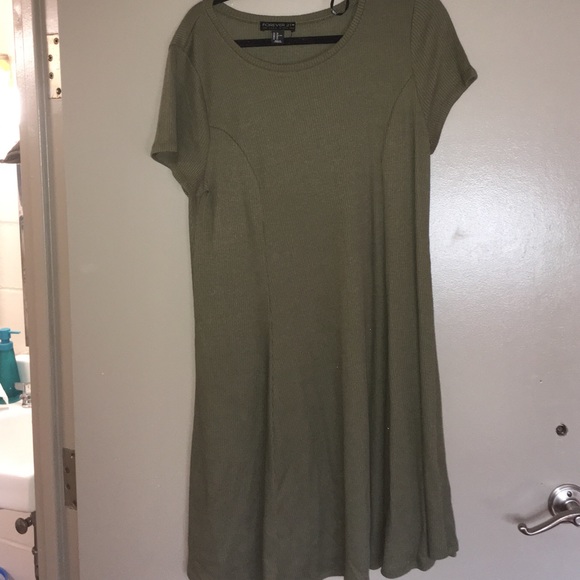 Forever 21 + Dress (Dark Olive)