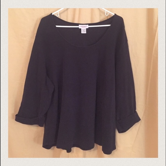 Avenue Black Stretch Shirt 26/28