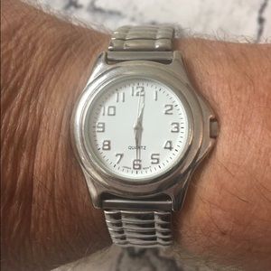Men's stainless steel watch like new