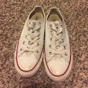 White Converse All Stars