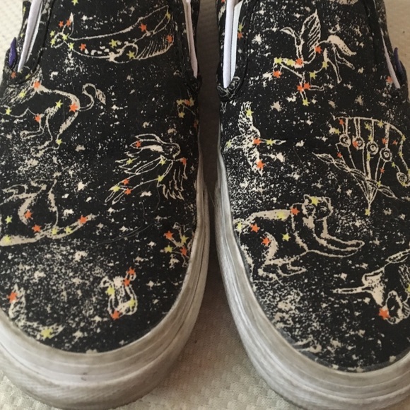 Astrology VANS slip on shoes Star Sign Print ♌️♋️