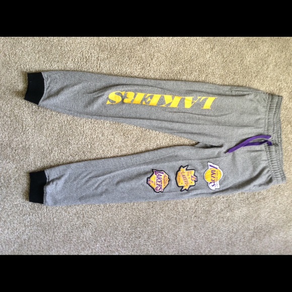 Lakers grey sweatpants