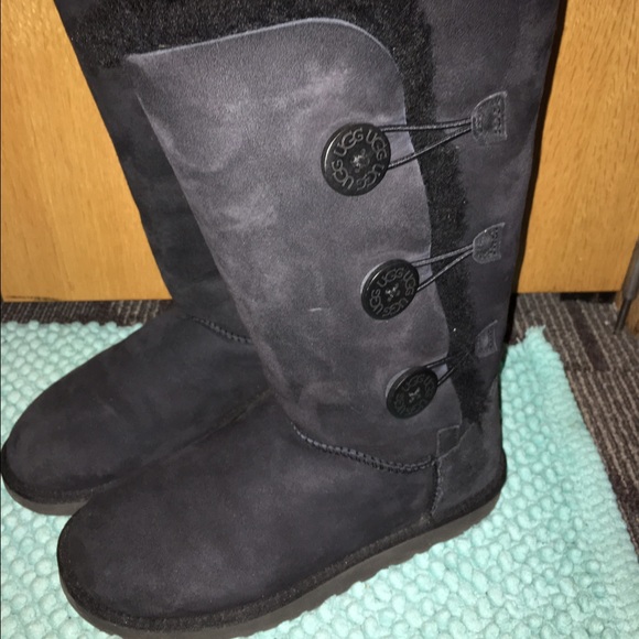 UGG Shoes - TALL Bailey Button UGGS **BARELY worn**