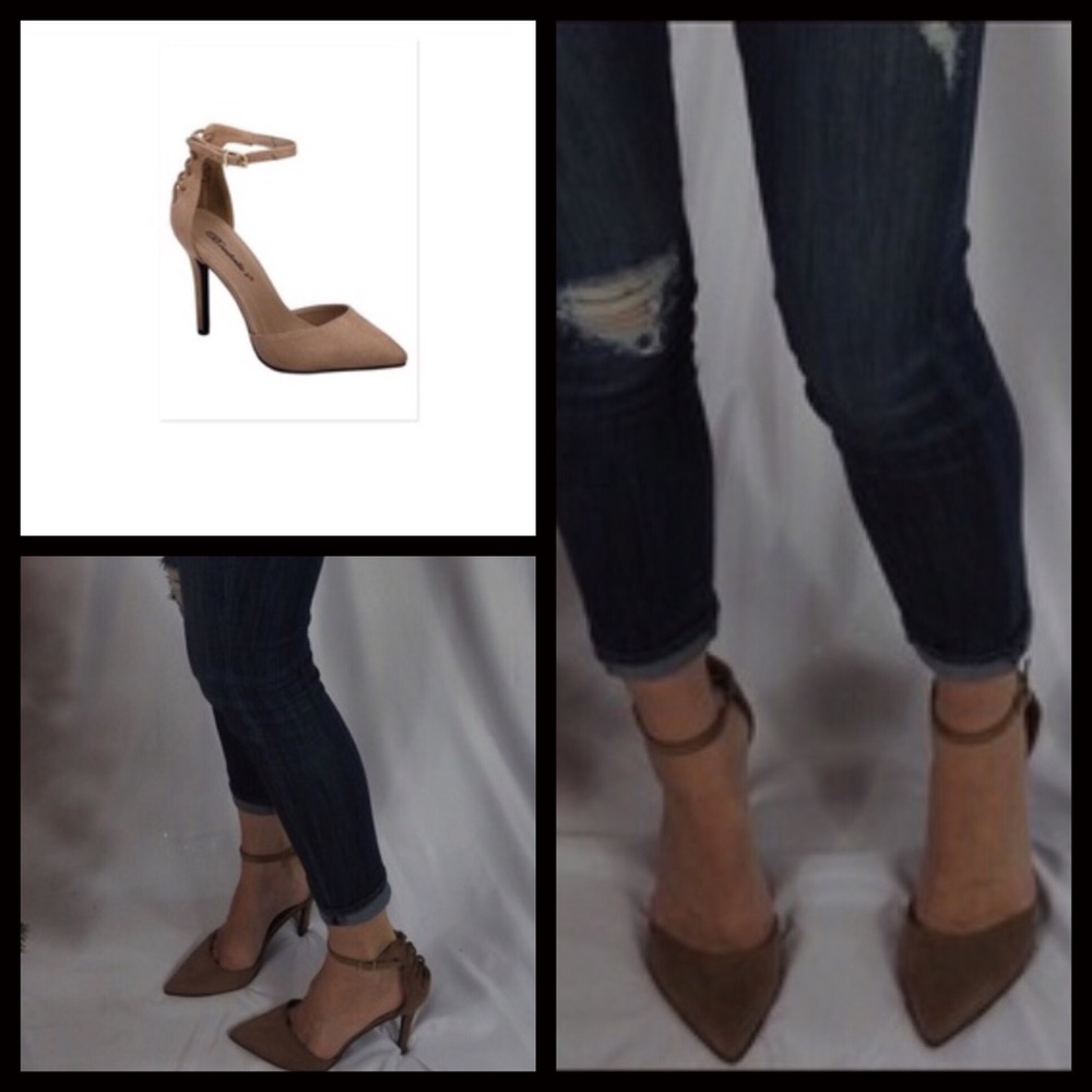 LAST PAIR SALE‼️5⭐Lace up Suede Heel - Picture 5 of 8