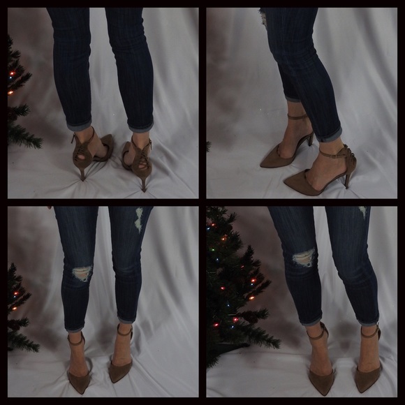 LAST PAIR SALE‼️5⭐Lace up Suede Heel - Picture 6 of 8