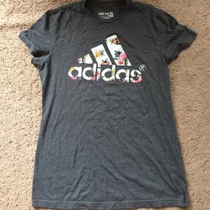 Adidas Floral Logo T-Shirt