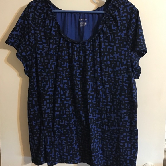 Merona 3X Blue and Black shirt