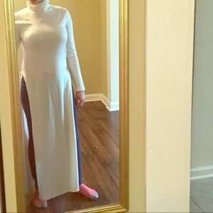 Ankle length turtleneck