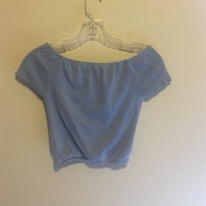 Off the Shoulder Brandy Melville (J Galt) Crop Top