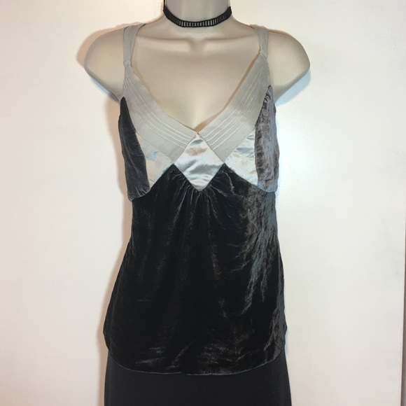 Kimchi Blue silk/velvet top from Urban Outfitters