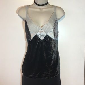 Kimchi Blue silk/velvet top from Urban Outfitters