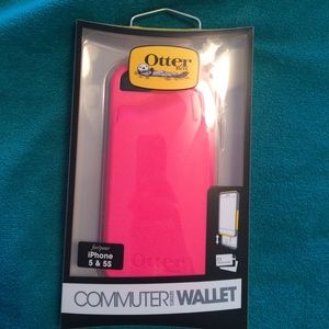 Hot pink otterbox for iPhone 5 or 5s