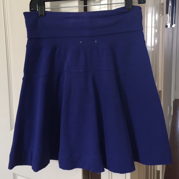 Anthropologie royal blue skirt with pockets - Picture 3 of 3