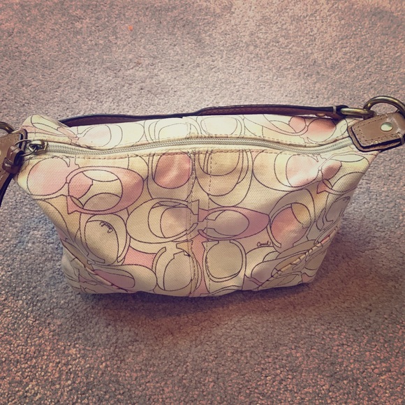 Light Pastel Pink Coach Bag