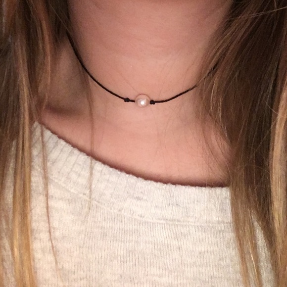 🍥 pink pearl choker🍥