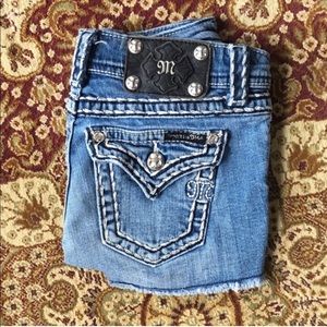 Like new Miss Me jean shorts. Size 24 women's.