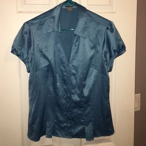 Blue Ann Taylor blouse
