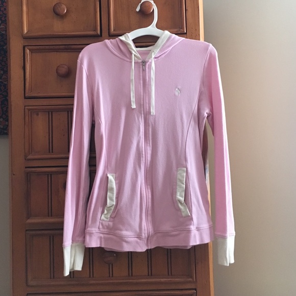 Women's light pink polo jacket