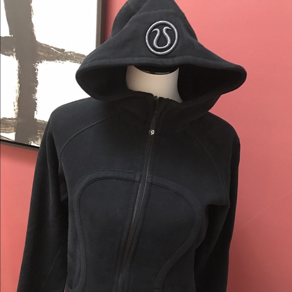 Lulu Lemon black scuba hoodie.