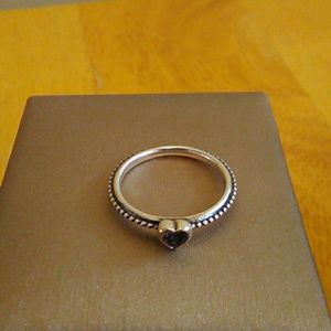 Pandora one love heart ring sterling silver size 7