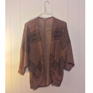 NWOT Aztec Knit Cardigan