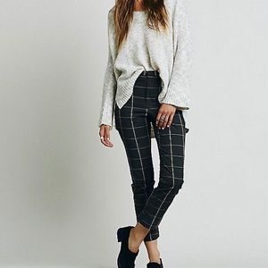 Free People High Waisted Cropped Flare Pants