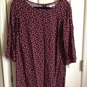 Exposed back zipper tunic Final Markdown