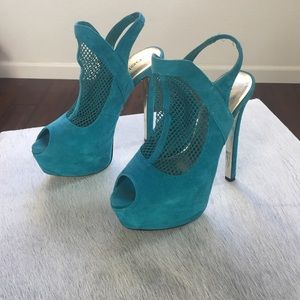 Bebe Turquoise pumps