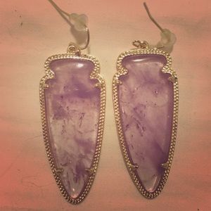 Skylar Earrings in Amethyst
