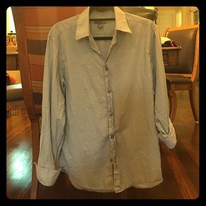 H&M Light Grey Boyfriend Button Up
