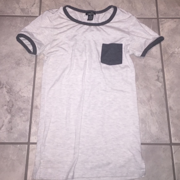 Rue21 Tops - Cream Colored Pocket T-Shirt