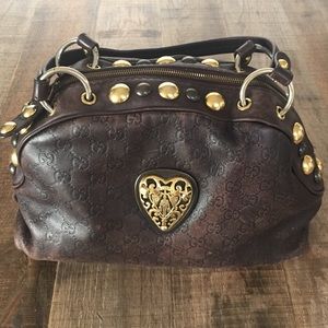 Gucci Brown Leather Handbag