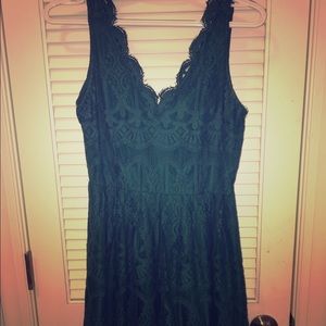 Modcloth Green Lace Dress!
