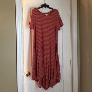 Rust Striped Carley. Worn once.