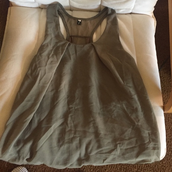 Olive Green Tank Top