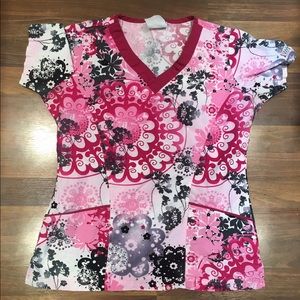 UA Scrub Top Sz Sm