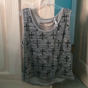 Cross tank top
