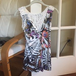 Butterfly Print Blouse