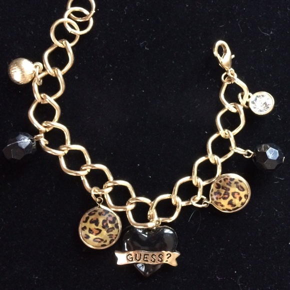 Guess charm gold bracelet