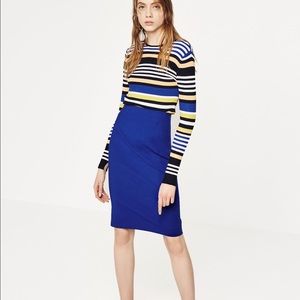 Zara multicolor striped sweater